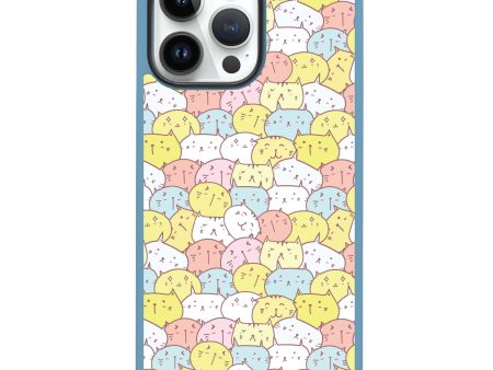 Meow Melodies iPhone 14 Pro Impact Guard Bumper Case For Sale