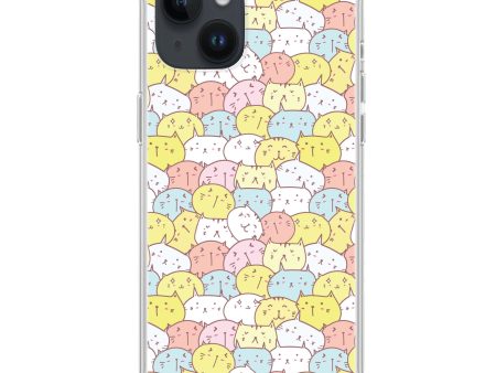 Meow Melodies iPhone 14 Plus MagSafe Compatible Ultra Clear Case Online now