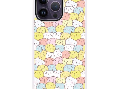 Meow Melodies iPhone 14 Pro Max Impact Guard Bumper Case Hot on Sale