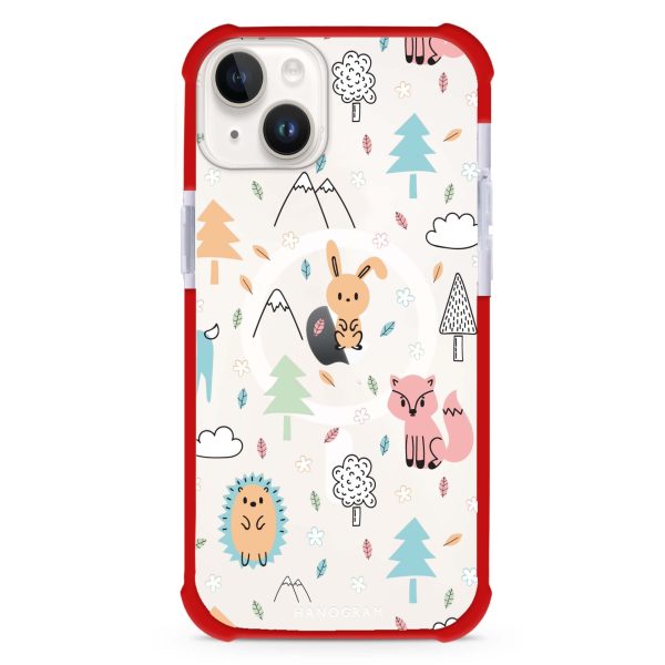 Whimsy Wildlife iPhone 15 MagSafe Compatible Ultra Shockproof Case Online