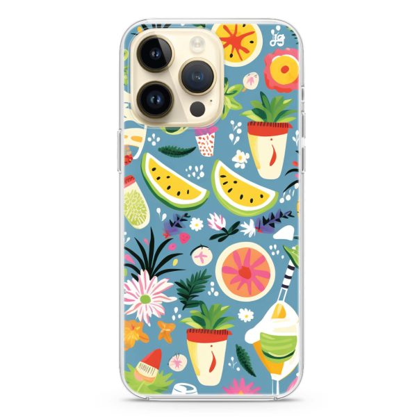 Tropical Treats iPhone 14 Pro Max Ultra Clear Case For Discount