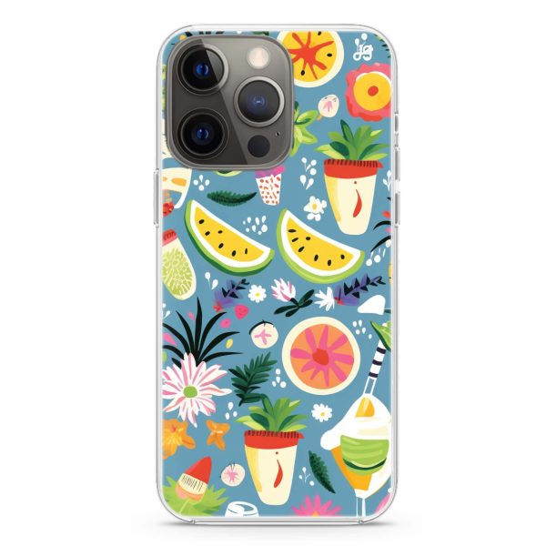 Tropical Treats iPhone 14 Pro Max Ultra Clear Case For Discount