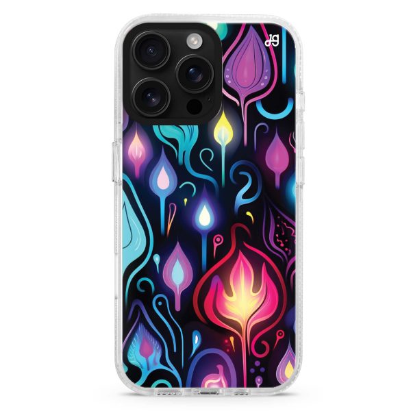 Luminous Nights iPhone 15 Pro Ultra Clear Case Fashion