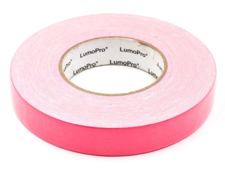 Lumopro Fluorescent Pink 1” X 55yd Gaffer Tape For Sale