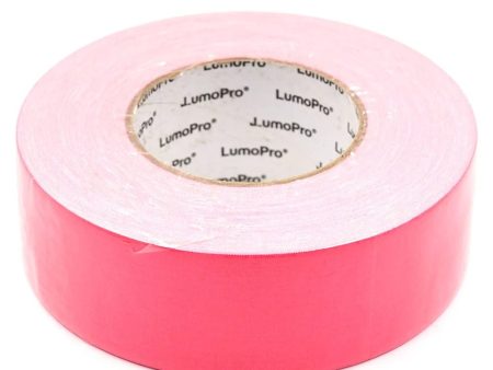 Lumopro Fluorescent Pink 2” X 55yd Gaffer Tape For Discount