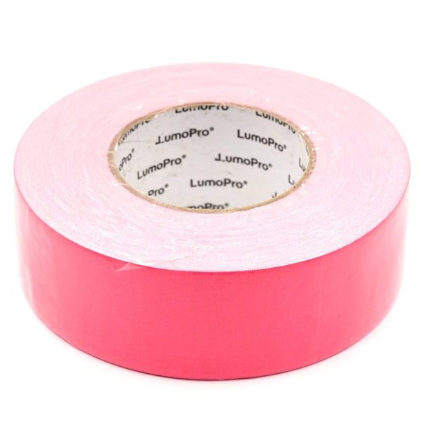 Lumopro Fluorescent Pink 2” X 55yd Gaffer Tape For Discount